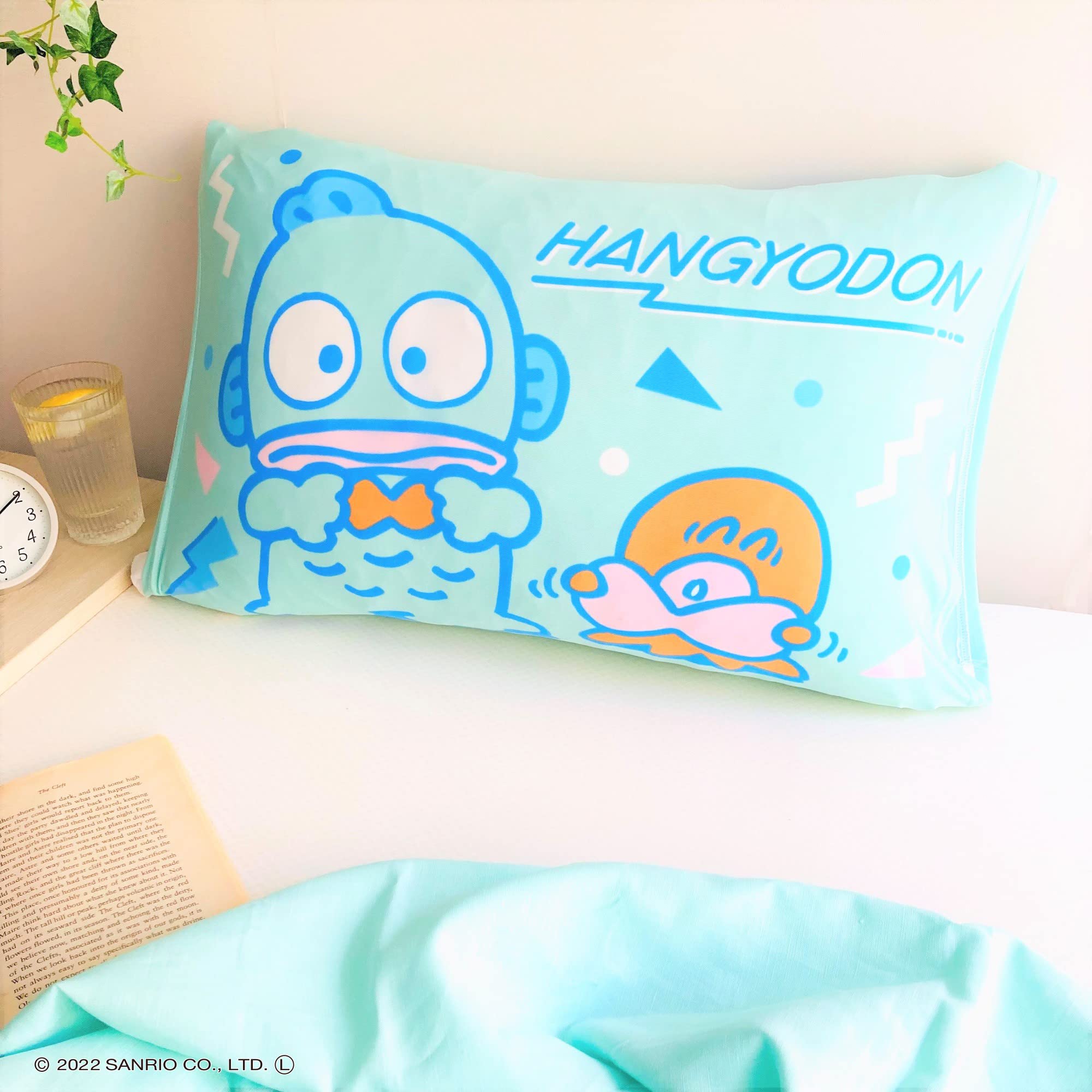Amazon｜MORIPiLO 枕カバー のびのび 夏用 冷感 ハンギョドン ブルー